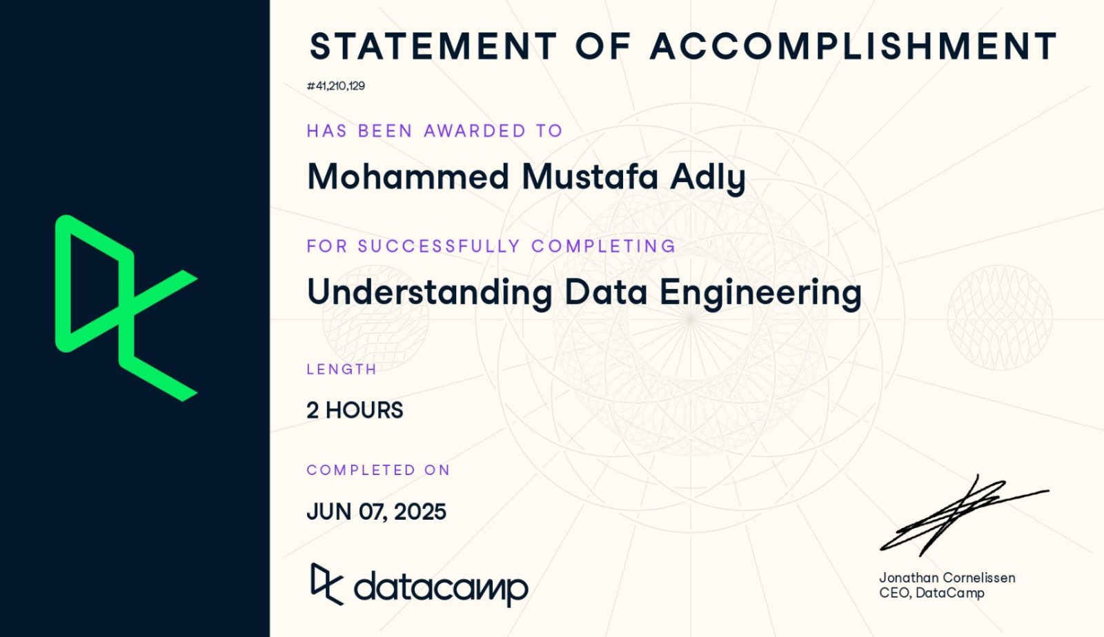 DataCamp — Understanding Data Engineering
